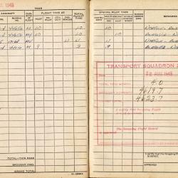 Alternative Image of Aviators Flight Log Book (1948-1957) of James H. Flatley, Jr.