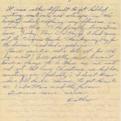 Alternative Image of Letter From Elisha "Smokey" Stover to His Brother Dated November 23, 1941