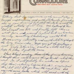 Alternative Image of Letter From Elisha "Smokey" Stover to his Parents Dated June 27, 1943