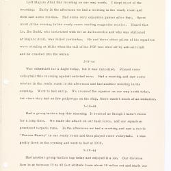 Alternative Image of Shipboard Diary of Joseph Kristufek While Aboard the USS Yorktown (CV-10) and an Accompanying Summary of Air Group Five's Accomplishments
