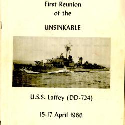 Primary Image of First Reunion Program of the USS Laffey Association