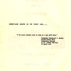 Alternative Image of First Reunion Program of the USS Laffey Association
