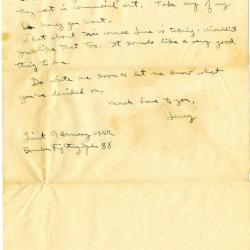 Alternative Image of Letter from Lt. Gerald Hennesy to His Sister Dated June 29, 1945
