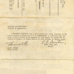 Alternative Image of Comedic Summons of Lt. Fitch by Neptunus Rex and Davey Jones