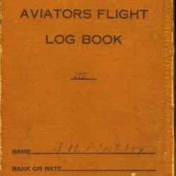 Primary Image of Aviators Flight Log Book (1934-1936) of James H. Flatley, Jr.