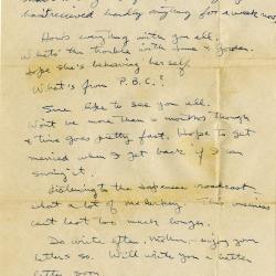 Alternative Image of Letter from Lt. Gerald Hennesy to His Mother Dated June 8, 1945