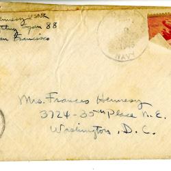 Alternative Image of Letter from Lt. Gerald Hennesy to His Mother Dated June 8, 1945