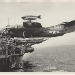 Primary Image of Sideview of an AJ (A-2) Savage on the Flight Deck of the USS Yorktown (CVA-10)
