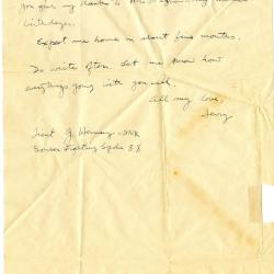 Alternative Image of Letter from Lt. Gerald Hennesy to His Mother Dated June 22, 1945