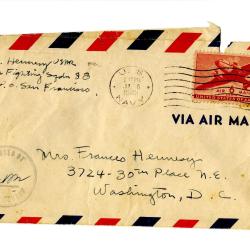 Alternative Image of Letter from Lt. Gerald Hennesy to His Mother Dated June 22, 1945