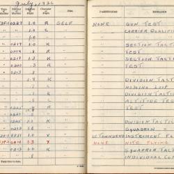 Alternative Image of Aviators Flight Log Book (1934-1936) of James H. Flatley, Jr.