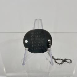 Primary Image of Dog Tag of Gerald Hennesy