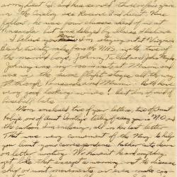 Primary Image of Part of a Letter Sent from Elisha "Smokey" Stover to his Brother, Undated