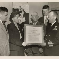 Primary Image of The USS Yorktown Association Honors the Parents of Elisha "Smokey" Stover.