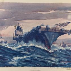 Primary Image of "USS Enterprise" Inscribed Print