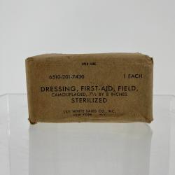 Primary Image of Camouflaged Field Dressing in Original Packaging
