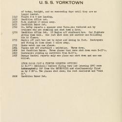 Alternative Image of After Action Report for the USS Yorktown (CV-10) from January 28, 1944 to January 31, 1944
