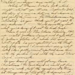 Alternative Image of Part of a Letter Sent from Elisha "Smokey" Stover to his Brother, Undated