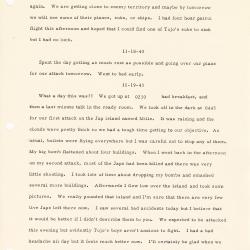 Alternative Image of Shipboard Diary of Joseph Kristufek While Aboard the USS Yorktown (CV-10) and an Accompanying Summary of Air Group Five's Accomplishments