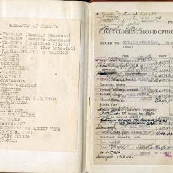 Alternative Image of Aviators Flight Log Book of Gerald Hennesy (1942-1944)