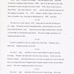 Alternative Image of Shipboard Diary of Joseph Kristufek While Aboard the USS Yorktown (CV-10) and an Accompanying Summary of Air Group Five's Accomplishments