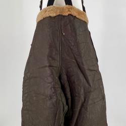 Alternative Image of Navy Leather Winter Flight Suit Pants