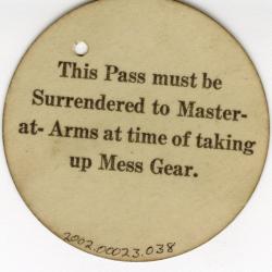 Alternative Image of Mess Pass