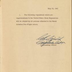 Alternative Image of "Regulations U.S. Navy Pre-Flight Schools" Booklet