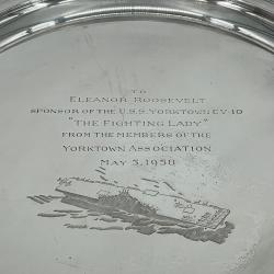 Primary Image of Commemorative Serving Tray of Eleanor Roosevelt