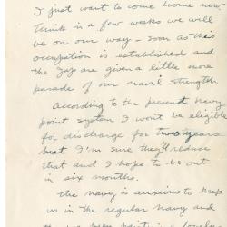 Alternative Image of Gerald Hennesy Letter to His Mother Dated August 24, 1945