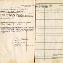 Alternative Image of Aviators Flight Log Book of Gerald Hennesy (1950-1958)