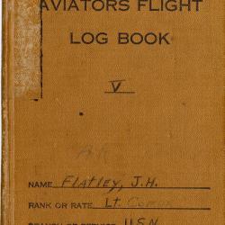 Primary Image of Aviators Flight Log Book (1939-1942) of James H. Flatley, Jr.