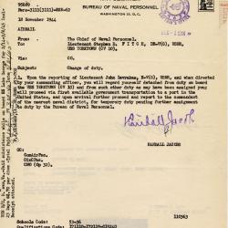 Primary Image of Change of Duty Orders