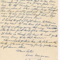 Alternative Image of Letter From Elisha "Smokey" Stover to his Parents Dated June 21, 1943