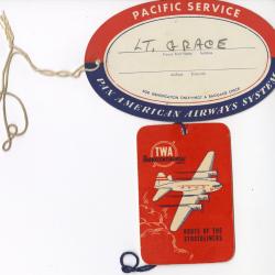 Alternative Image of The Pan American Airways Tickets and Luggage Tags of Pierre Grace