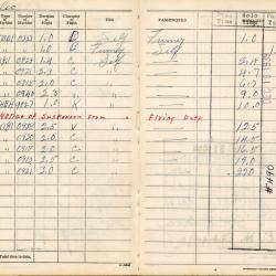 Alternative Image of Aviators Flight Log Book (1939-1942) of James H. Flatley, Jr.