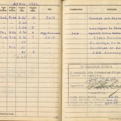 Alternative Image of Aviators Flight Log Book (1929-1932) of James H. Flatley, Jr.