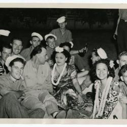 Alternative Image of Sailors Enjoying a Shore Party in Hawaii
