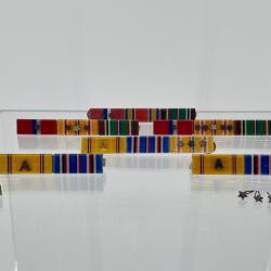 Primary Image of Naval Ribbon Bars of Lt. Stephen Fitch