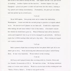 Alternative Image of Shipboard Diary of Joseph Kristufek While Aboard the USS Yorktown (CV-10) and an Accompanying Summary of Air Group Five's Accomplishments