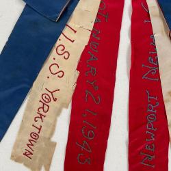 Alternative Image of USS Yorktown (CV-10) Christening Ribbons