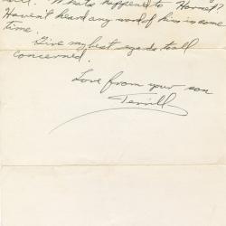 Alternative Image of Letter From Elisha "Smokey" Stover to his Parents Dated August 18, 1943