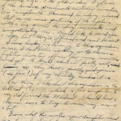 Alternative Image of Letter From Elisha "Smokey" Stover to Benjamin Stover Dated January 15, 1944