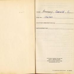 Alternative Image of Aviators Flight Log Book of Gerald Hennesy (1950-1958)