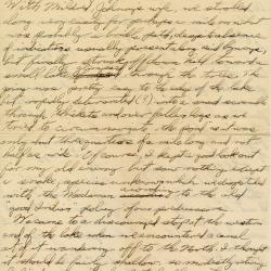 Alternative Image of Letter From Elisha "Smokey" Stover to his Brother Benjamin Dated November 9, 1941
