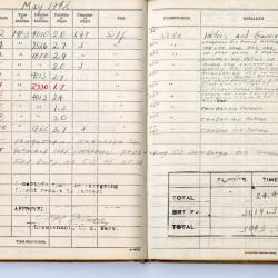 Alternative Image of Aviators Flight Log Book (1939-1942) of James H. Flatley, Jr.