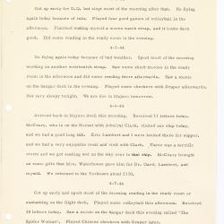 Alternative Image of Shipboard Diary of Joseph Kristufek While Aboard the USS Yorktown (CV-10) and an Accompanying Summary of Air Group Five's Accomplishments