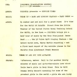 Primary Image of CBS Radio Script