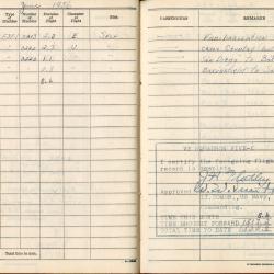 Alternative Image of Aviators Flight Log Book (1934-1936) of James H. Flatley, Jr.