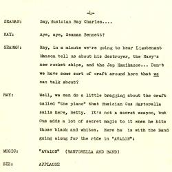 Alternative Image of CBS Radio Script